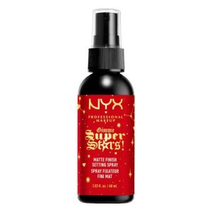 Спрей-фиксатор макияжа `NYX PROFESSIONAL MAKEUP` GIMME SUPER STARS! MATTE FINISH SETTING SPRAY тон 01 60 мл