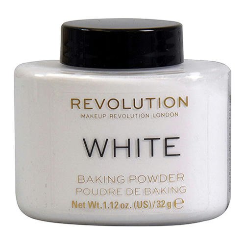 Пудра рассыпчатая для лица `REVOLUTION` LUXURY BAKING POWDER тон white