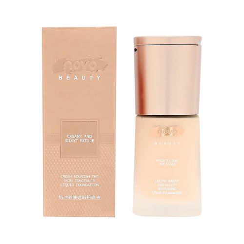 Основа тональная для лица `NOVO` LIQUID FOUNDATION 2 в 1 тон 01