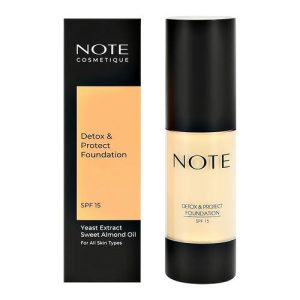 Основа тональная для лица `NOTE` DETOX AND PROTECT FOUNDATION PUMP тон 116