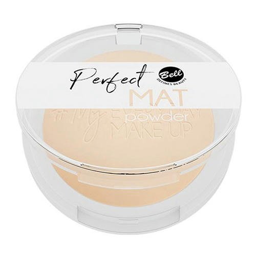 Пудра компактная для лица `BELL` PERFECT MAT POWDER тон 02 фиксирующая, матирующая — изображение 2