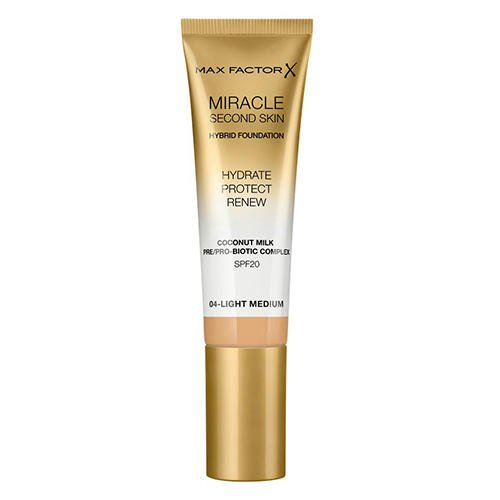 Основа тональная для лица `MAX FACTOR` MIRACLE TOUCH SECOND SKIN тон 03 light