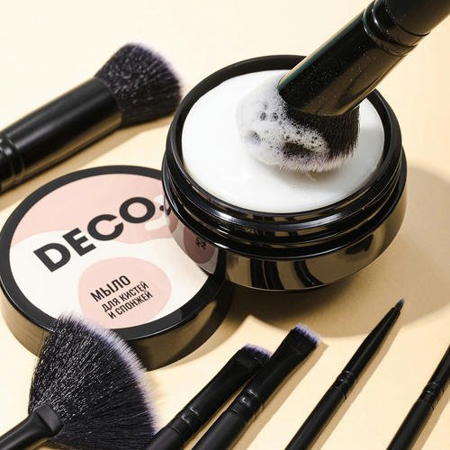 Мыло `DECO.` для очищения кистей и спонжей 40 г — изображение 3