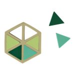 Спонжи для макияжа `DECO.` GREEN COUTURE клиновидные 6 шт