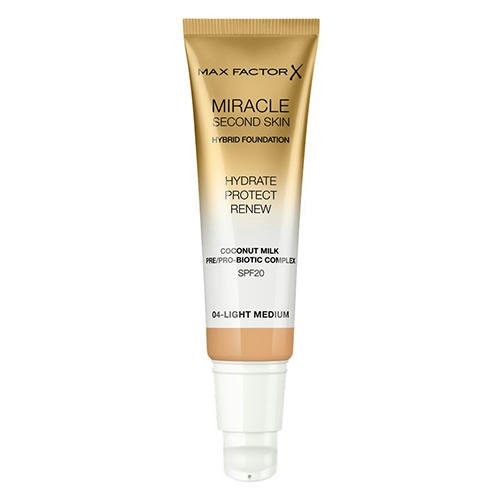 Основа тональная для лица `MAX FACTOR` MIRACLE TOUCH SECOND SKIN тон 03 light — изображение 2
