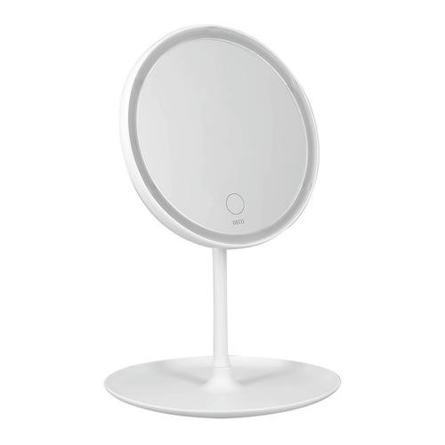 Зеркало для макияжа `DECO.` настольное на ножке с подсветкой 30*18 см