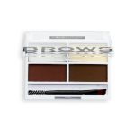 Набор для бровей `REVOLUTION` `RELOVE` BROWS BROW PALETTE тон medium