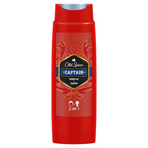 Гель для душа и шампунь `OLD SPICE` CAPTAIN 2 в 1 (мужской) 250 мл