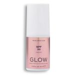 Спрей-фиксатор макияжа `REVOLUTION` GLOW spf 30 fixing mist