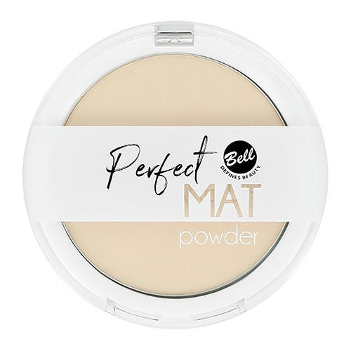 Пудра компактная для лица `BELL` PERFECT MAT POWDER тон 02 фиксирующая, матирующая — изображение 3