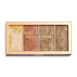 Палетка хайлайтеров для лица `REVOLUTION` VINTAGE LACE HIGHLIGHTER PALETTE