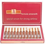 Wt-Methode Anti-Age Formula Amaranth - Омолаживающая и регенерирующая сыворотка, укрепляющая и замедляющая процесс старения волос 12 ампул по 10 мл