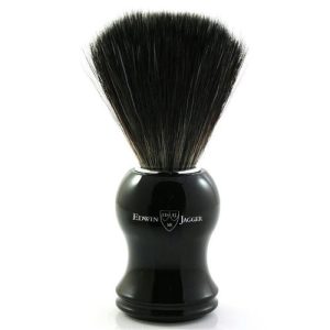 Edwin Jagger Shave Brush - Помазок Черный Искусственный ворс