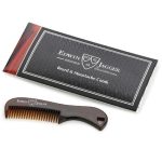 Edwin Jagger Tortoiseshell Beard & Moustache Comb - Расческа для бороды и усов Черепаховый цвет