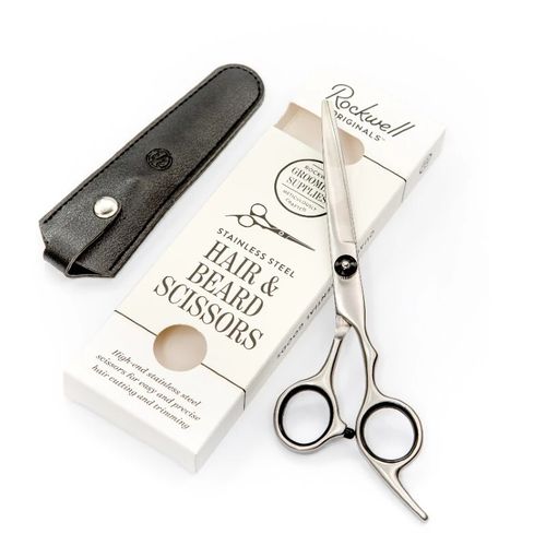 Rockwell Hair & Beard Scissors - Ножницы для волос и бороды, нержавеющая сталь, чехол — изображение 4