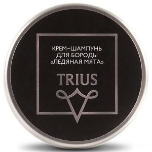 Trius Beard Shampoo - Крем-шампунь для бороды Ледяная мята 50 мл