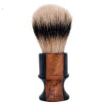 Metzger Olive/Black wood Sb-11258 - Помазок для бритья Барсучий ворс