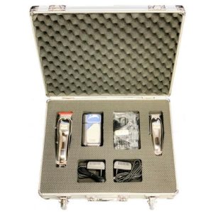 GB Professional Barber Combo - Набор инструментов в кейсе, Серебро