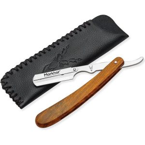 Markhor Wooded Genic Straight Razor - Бритва шаветт