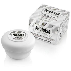 Proraso Sensitive Green Tea Shaving Soap Jar - Мыло для бритья Зелёный чай и овёс 150 мл