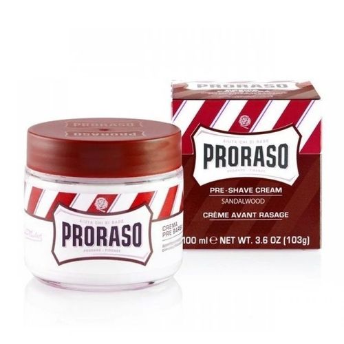 Proraso Nourish Sandalwood Pre Shave Cream - Крем до бритья Сандал 100 мл — изображение 3