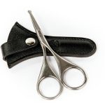 Rockwell Beard Scissors - Миниатюрные ножницы нержавеющая сталь, чехол