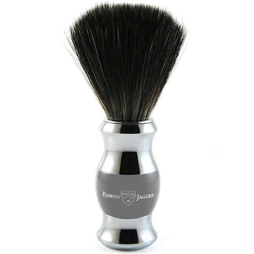 Edwin Jagger 21SB365CR - Помазок Темно-серый Искусственный ворс