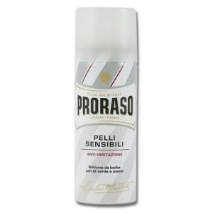 Proraso Sensitive Green Tea Shaving Foam - Пена для бритья Зелёный Чай и Овёс 50 мл