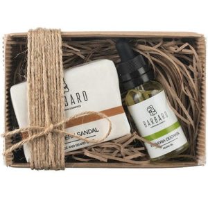 Barbaro Set №2 - Подарочный набор для бородача из матирующего мыла и масла для бороды