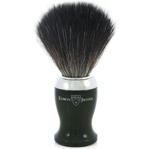 Edwin Jagger 21SB726CR - Помазок черная смола искусственный ворс