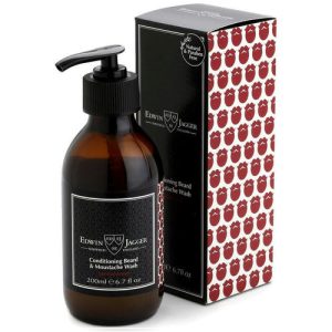 Edwin Jagger Sandalwood - Шампунь для бороды и усов Сандал 200 мл