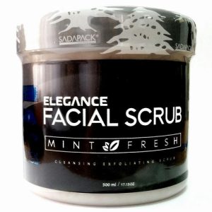 Elegance Facial Scrub Mint Intensive Refreshment - Скраб для лица Мята Освежающий 500 мл