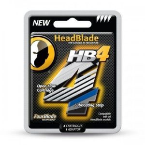HeadBlade HB4 4 ct Four Blade Replacement Kit - Набор сменных кассет для станка с 4мя лезвиями.