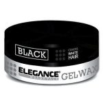 Elegance Black Gel Wax - Гель Воск для камуфляжа седины на темных волосах 140 гр