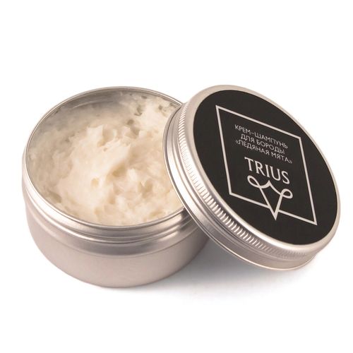 Trius Beard Shampoo - Крем-шампунь для бороды Ледяная мята 50 мл — изображение 4