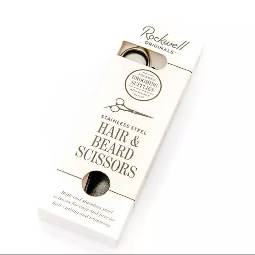 Rockwell Hair & Beard Scissors - Ножницы для волос и бороды, нержавеющая сталь, чехол — изображение 3