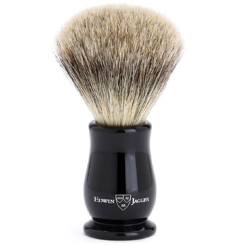 Edwin Jagger IECSBBB - Помазок черная смола барсучий ворс — изображение 2