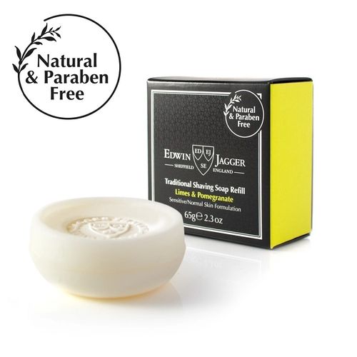 Edwin Jagger Limes & Pomegranate - Мыло для бритья 65 гр — изображение 3