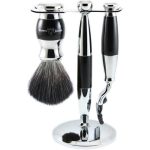 Edwin Jagger S21M366CR Mach 3 - Набор цвета черной смолы