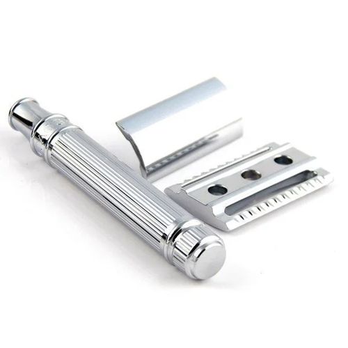 Edwin Jagger Chrome DE89LBL - Т-образный станок для бритья Хром — изображение 4