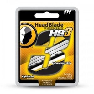 HeadBlade HB3 4 ct Three Blade Replacement Kit - Набор сменных кассет для станка с 3 - мя лезвиями.