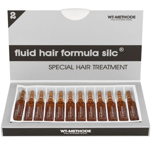 Wt-Methode Fluid Hair Formula Silc - Жидкий кератин для восстановления структуры волос 12 ампул по 10 мл — изображение 2