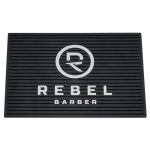 Rebel Barber Black & White Small - Резиновый коврик для инструментов
