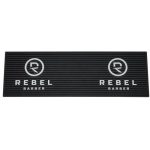 Rebel Barber Black & White Long - Резиновый коврик для инструментов