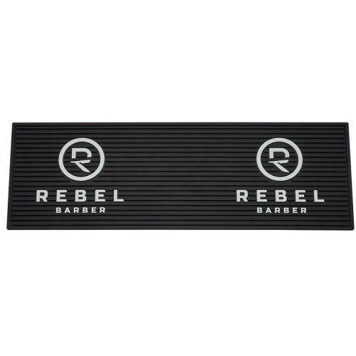 Rebel Barber Black & White Long - Резиновый коврик для инструментов