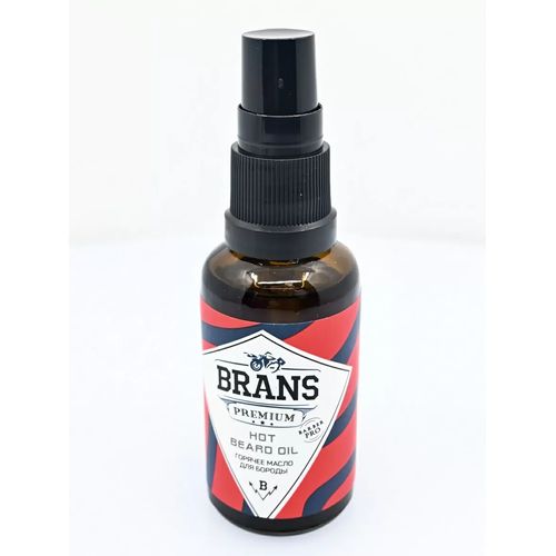 Brans Premium Hot Beard Oil - Горячее масло для бороды 30 мл — изображение 4