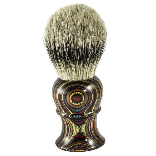 Metzger Multicolor wood Sb-11252 - Помазок для бритья Барсучий ворс