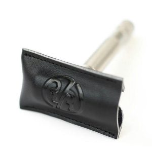 Rockwell - Чехол для лезвия Т-образной бритвы защитный Черная кожа