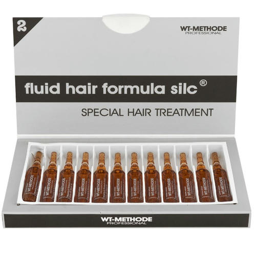 Wt-Methode Fluid Hair Formula Silc - Жидкий кератин для восстановления структуры волос 12 ампул по 10 мл
