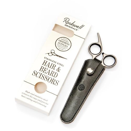 Rockwell Hair & Beard Scissors - Ножницы для волос и бороды, нержавеющая сталь, чехол — изображение 2